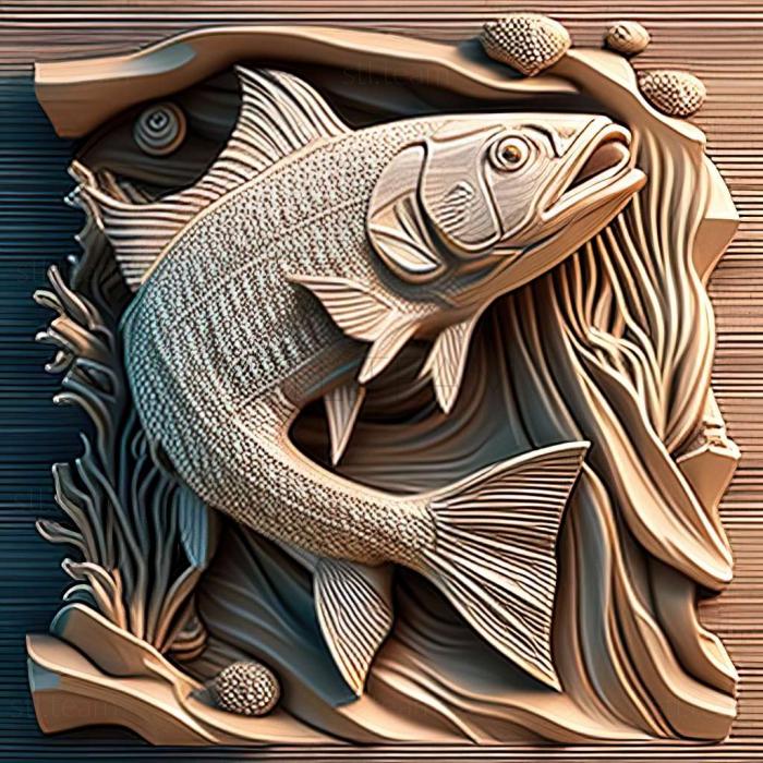 3D модель Морская рыба-юнкер (STL)